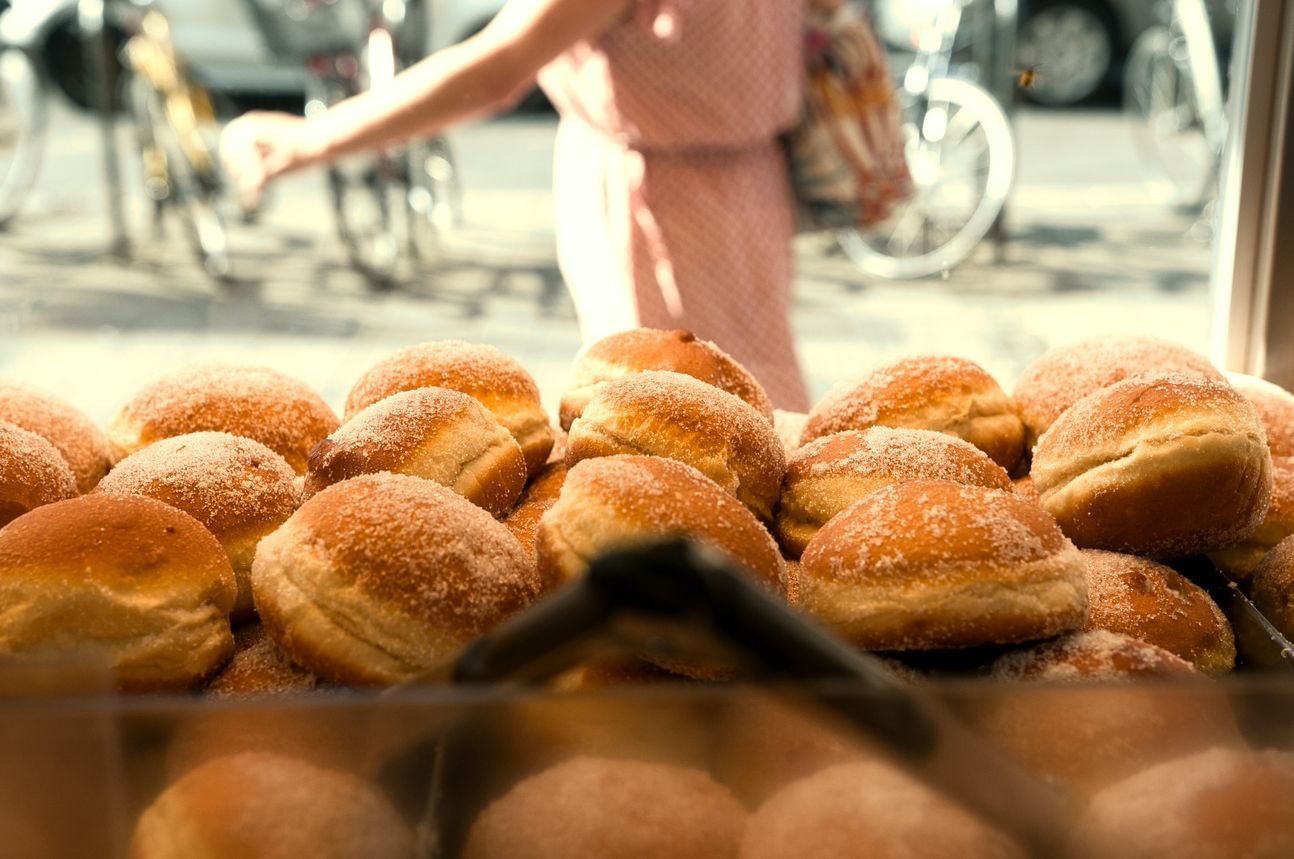 Viele Berliner Pfannkuchen.