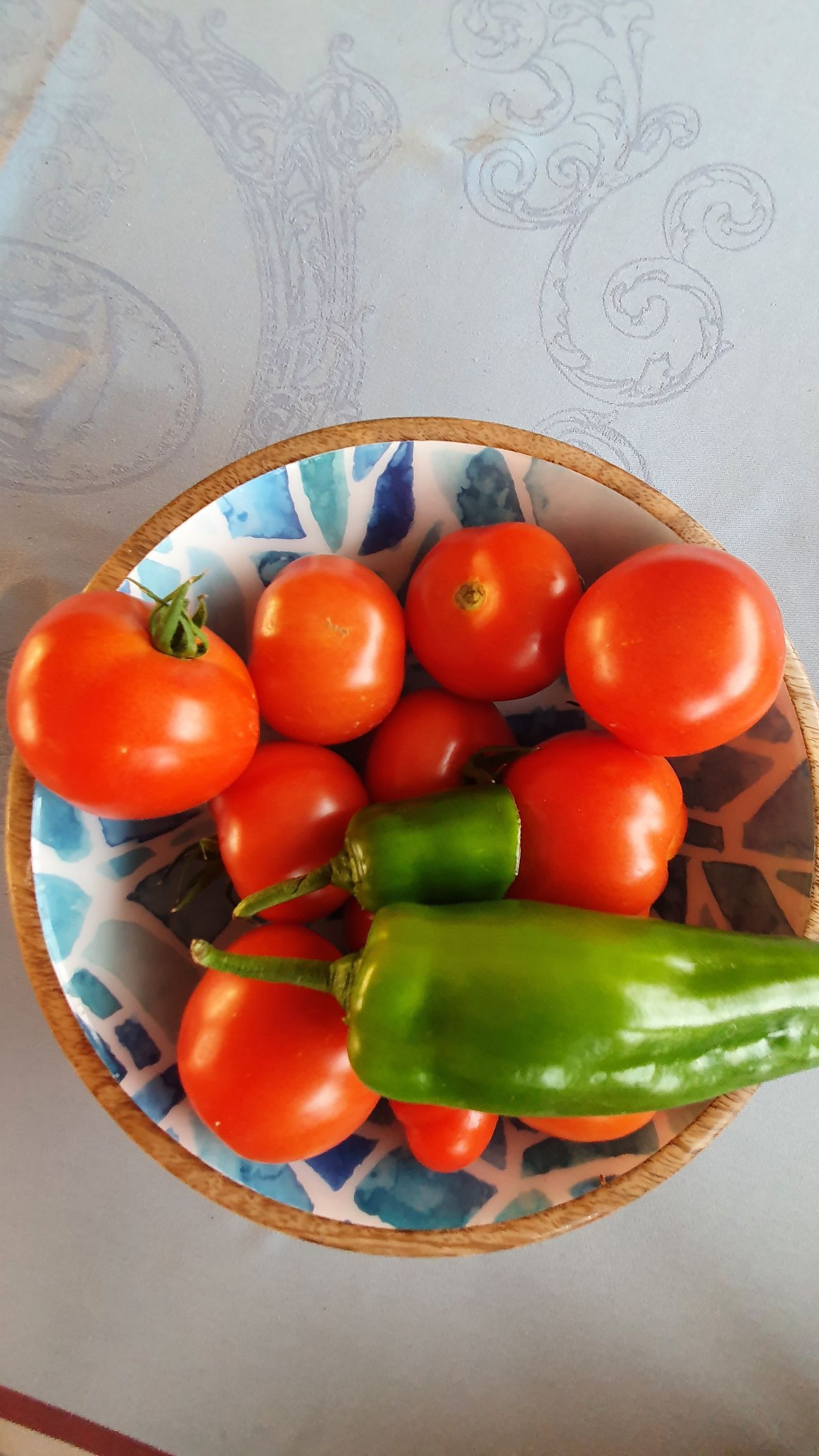 Tomaten und Paprika